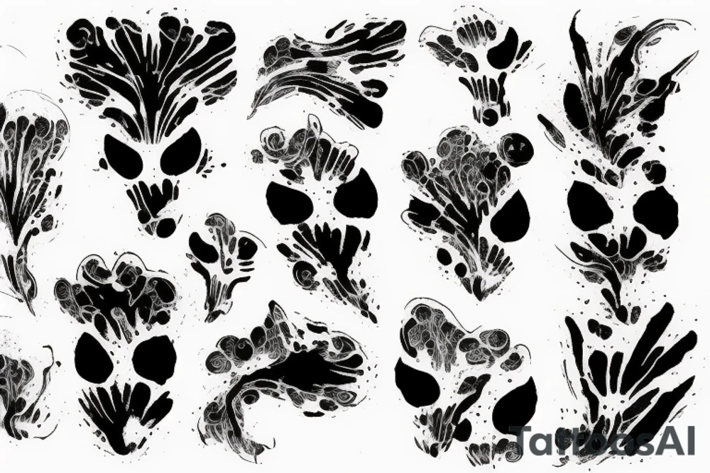 A Hermann Rorschach inkbloe tattoo idea