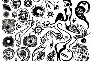 Woman tattoo idea