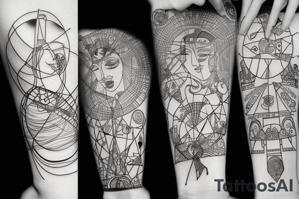 Woman tattoo idea