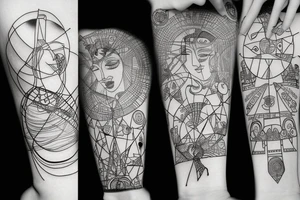 Woman tattoo idea