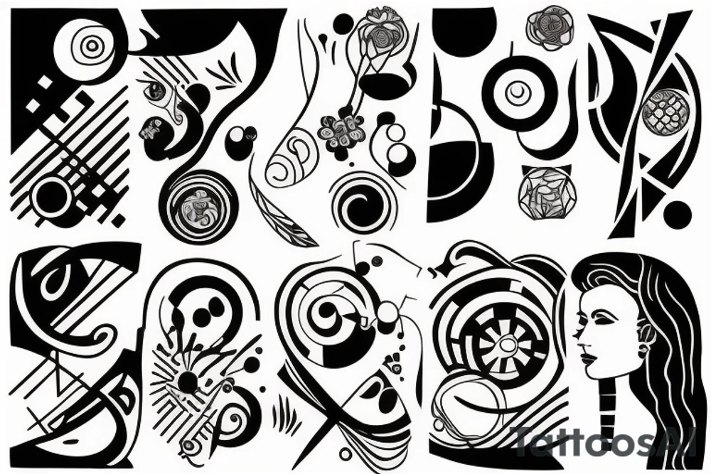 Woman tattoo idea
