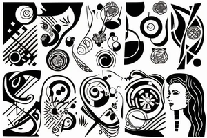 Woman tattoo idea