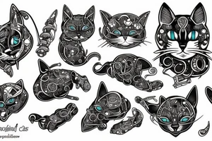 schrodingers cat tattoo idea