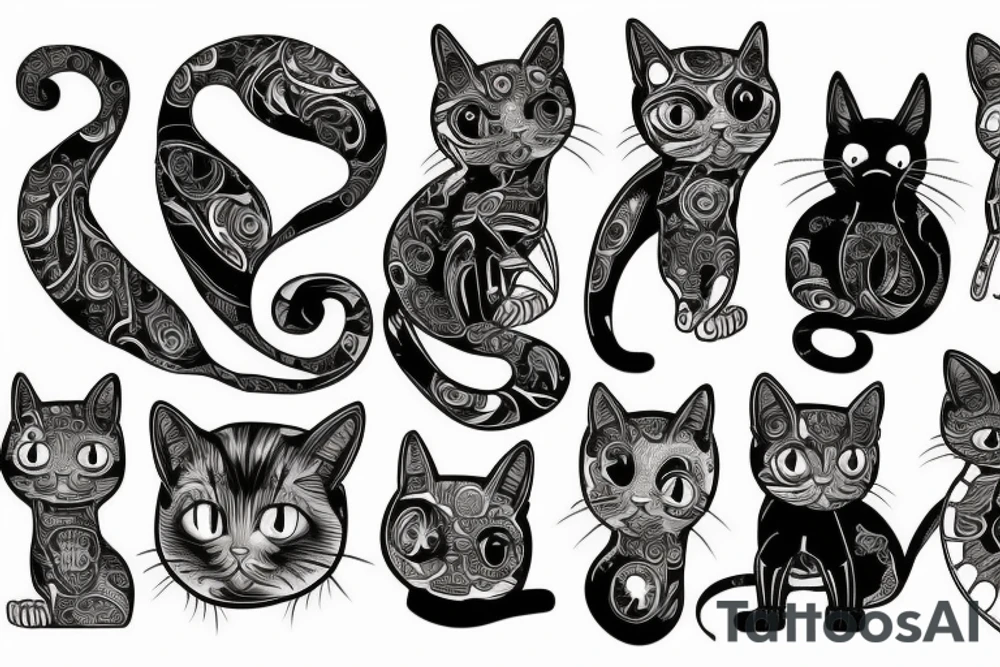 schrodingers cat tattoo idea