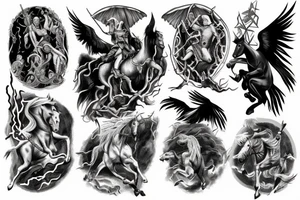 four horsemen of the apocalypse tattoo idea