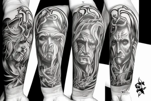 four horsemen of the apocalypse tattoo idea