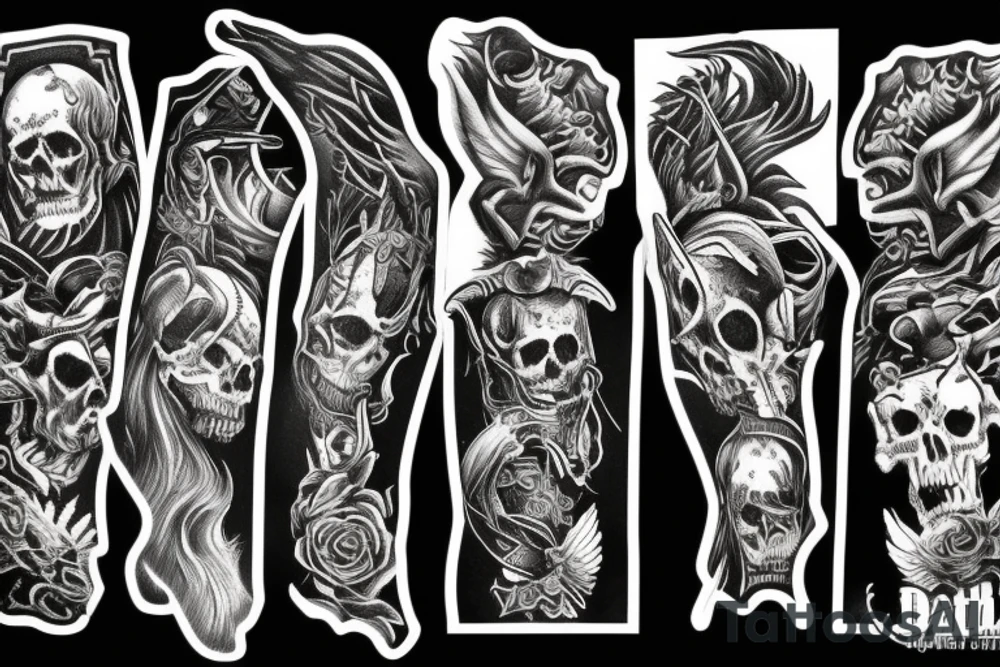 death rides a pale horse tattoo idea