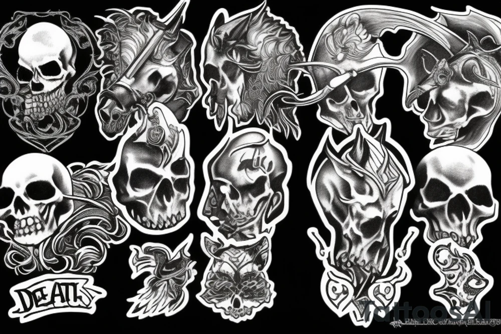 death rides a pale horse tattoo idea