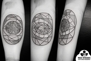 small earth tattoo idea