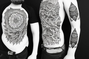 mountains tattoo idea