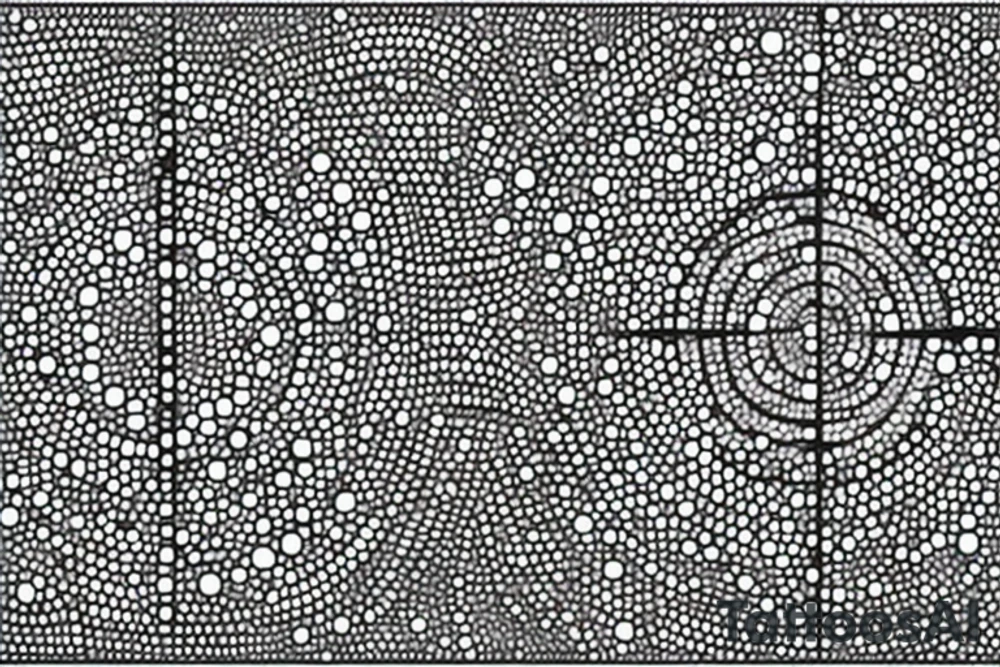 Hourglass; circle of dots; single shattered glass pieces tattoo idea
