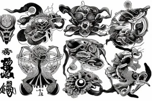 Laziness in Japanese tattoo idea