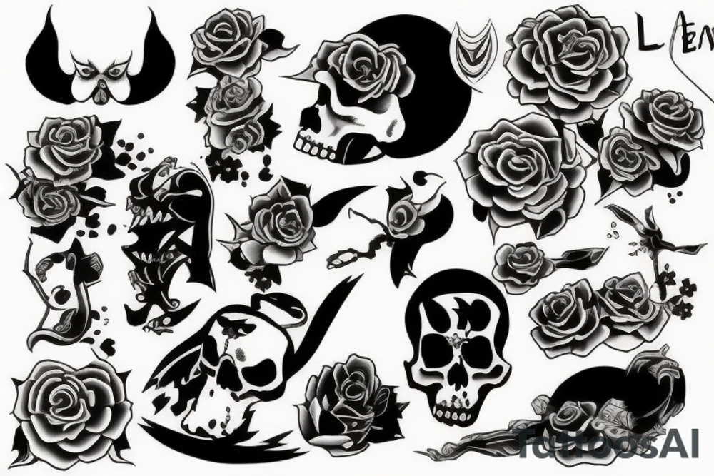 Laziness; death tattoo idea