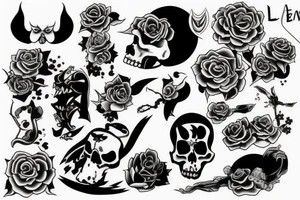 Laziness; death tattoo idea