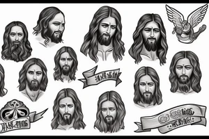 Real jesus tattoo idea