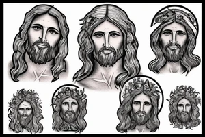 Real jesus tattoo idea