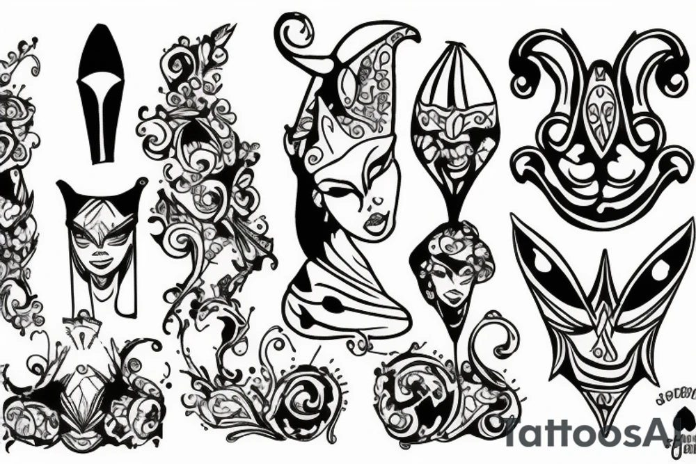 court jester tattoo idea