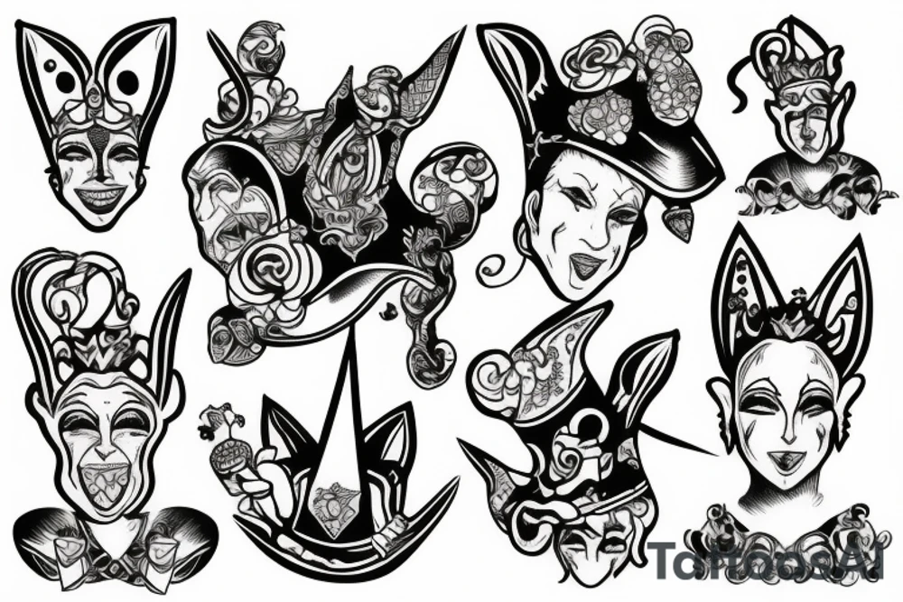 court jester tattoo idea