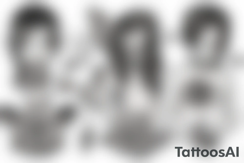 my 2 children which are boys tattoo idea
