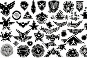 air force symbol tattoo idea