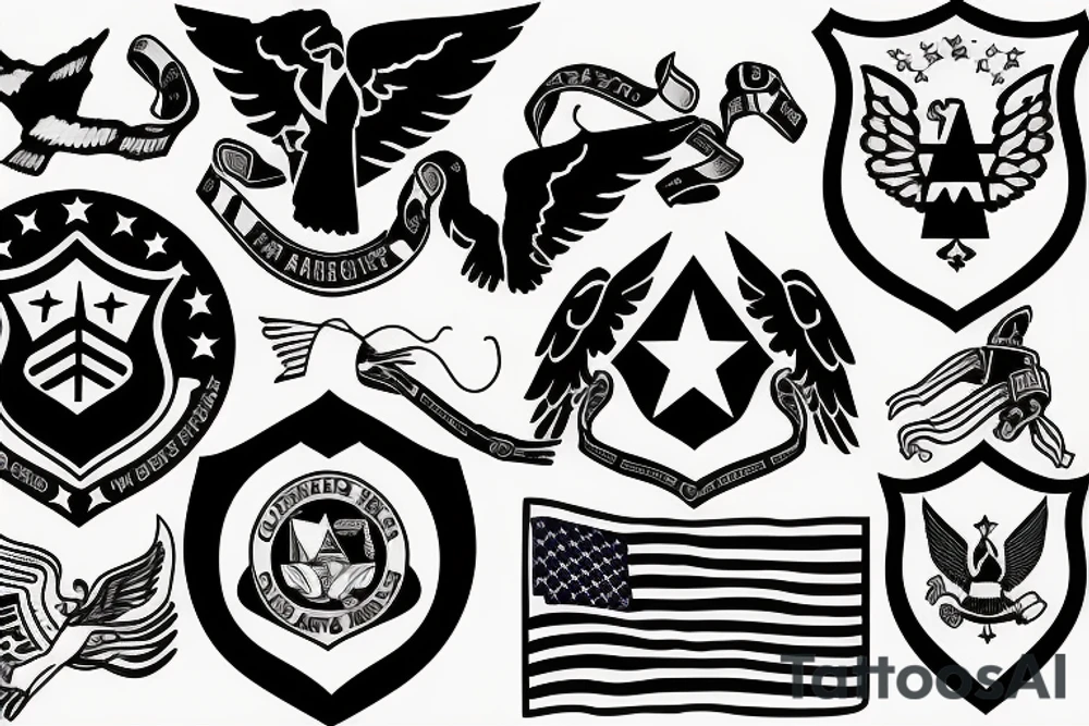 united states air force symbol tattoo idea