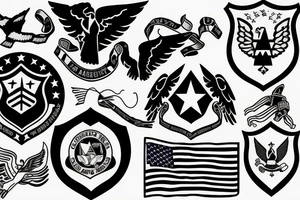 united states air force symbol tattoo idea
