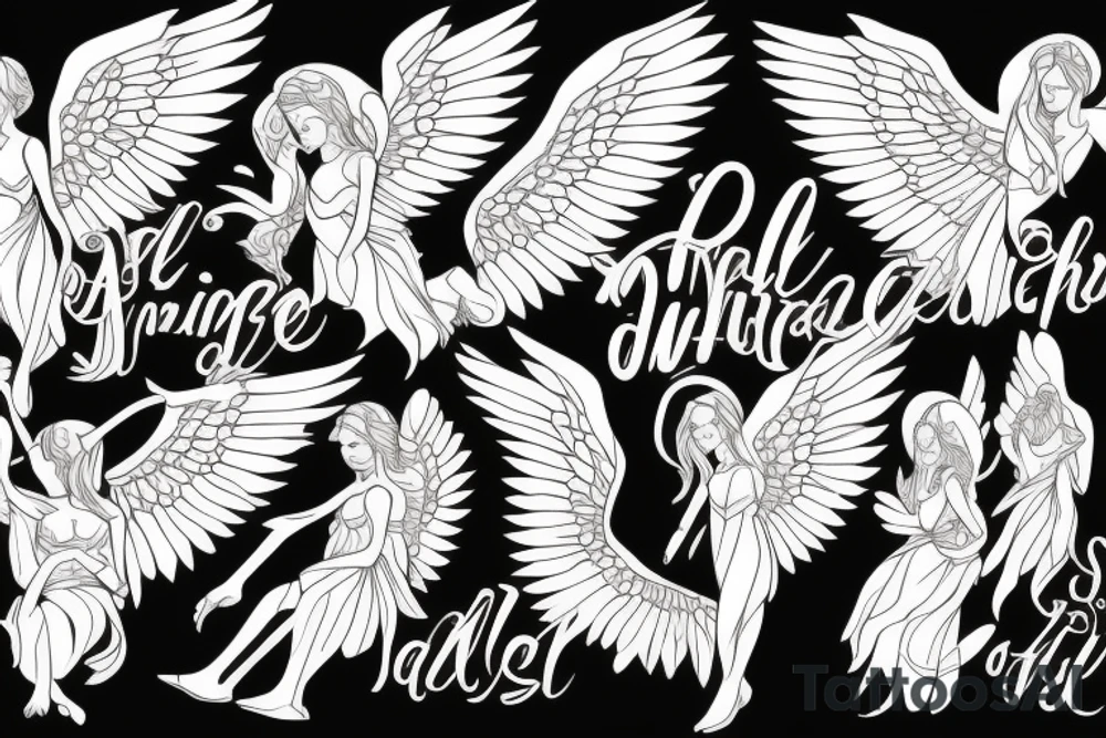 angel tattoo idea