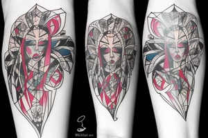 Etno Ukraine, on female tattoo idea