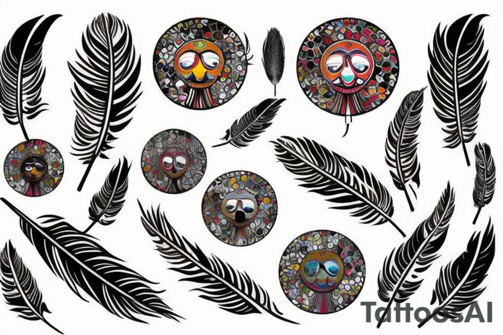 Feather tattoo idea
