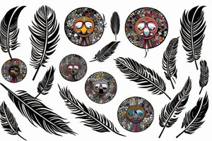 Feather tattoo idea