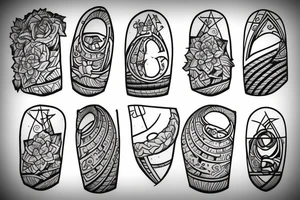 Hour glass tattoo idea