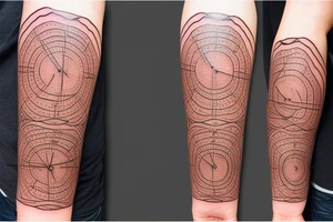 Hour glass running out of sand tattoo idea
