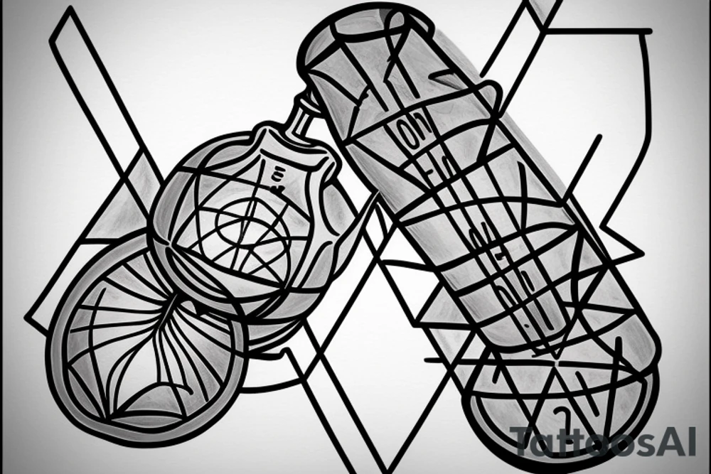 Hour glass running out of sand tattoo idea