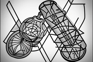 Hour glass running out of sand tattoo idea