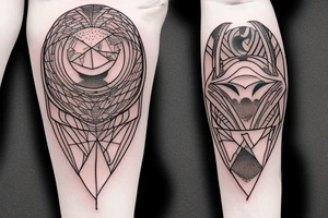 Moon knight tattoo idea