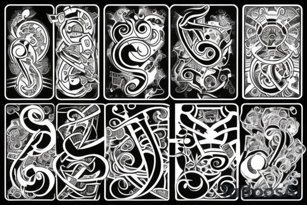 Question mark tattoo idea