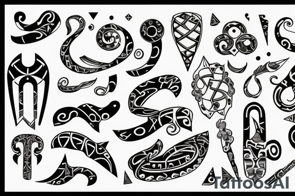 Question mark tattoo idea
