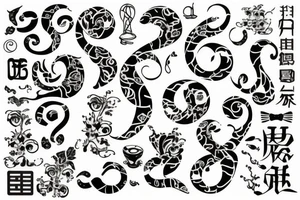 Question mark tattoo idea