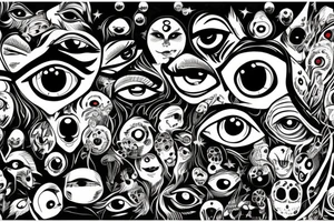 Eyes everywhere tattoo idea