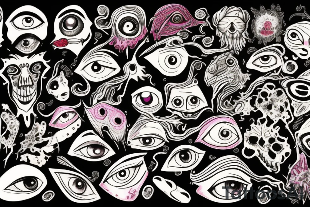Eyes everywhere tattoo idea