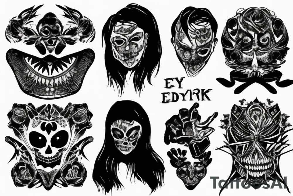 Eyes everywhere piled together, all connected as a backhand tattoo tattoo idea Eyes everywhere piled together, all connected as a backhand tattoo tattoo idea