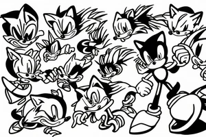 Sonic the hedgehog tattoo idea