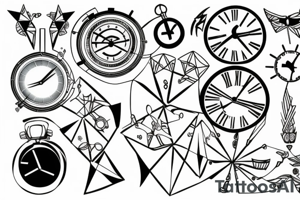 Time tattoo idea