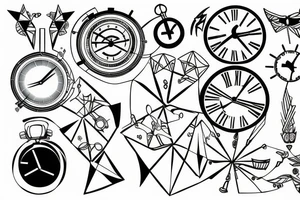 Time tattoo idea