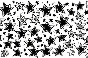 Family stars love tattoo idea