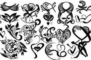 Blindfolded cupid tattoo idea