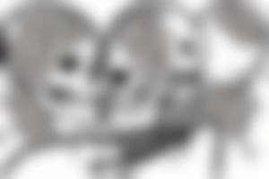 two skeleton lovers kissing under a cherry blossom tree tattoo idea
