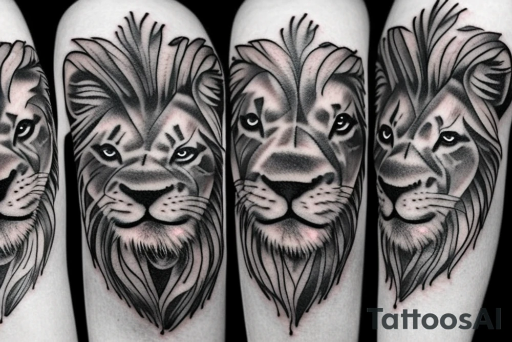 3 lion Cubs tattoo idea