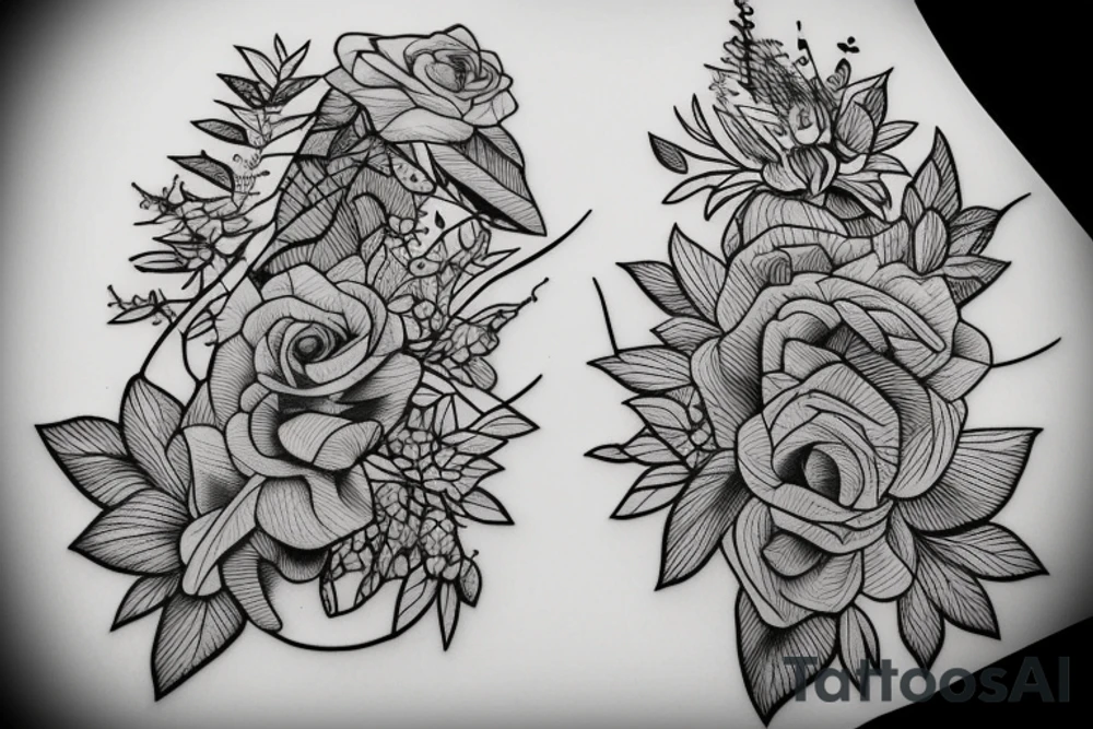 hiking tattoo idea