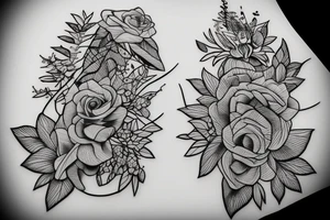 hiking tattoo idea
